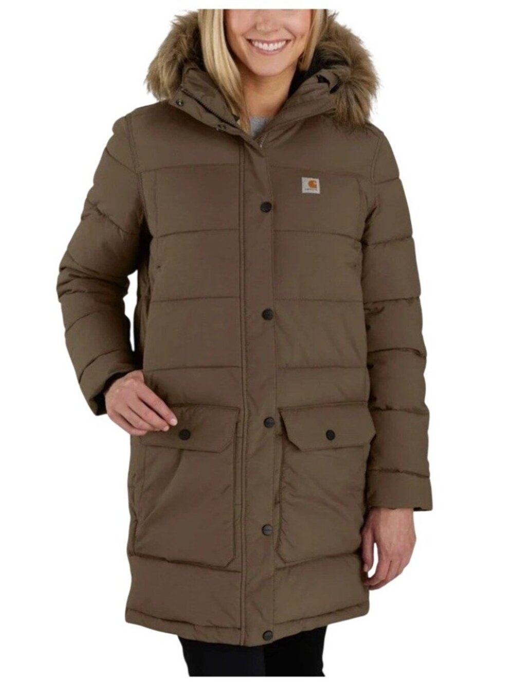 Carhartt Montana Parka Womens M Relaxed Fit Insulated 4 Extreme Warmth Rating